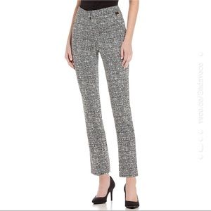 Calvin Klein | NWT Black White Grid Ankle Pants 8